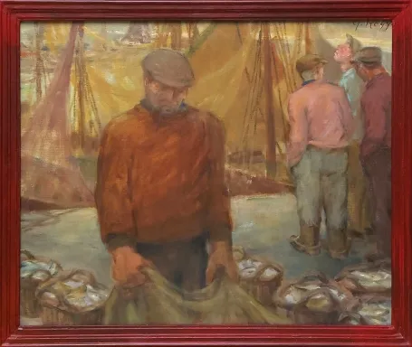 Schilderijen en tekeningen kopen van de Belgische kunstenaar Georges Rogy
