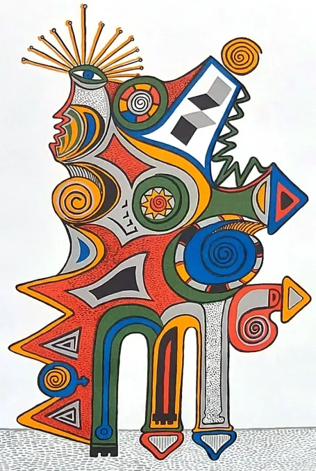 Kunst van de Mozambikaanse/Italiaanse kunstenares Bertina Lopes kopen