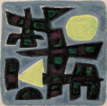 Kunstwerken kopen van de franse kunstenaar Alfred Manessier.