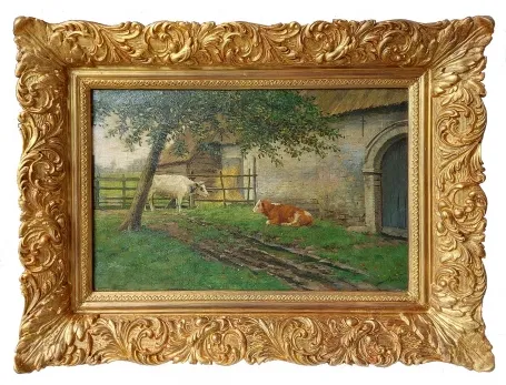 Schilderijen van de Belgische schilder Albert Caullet