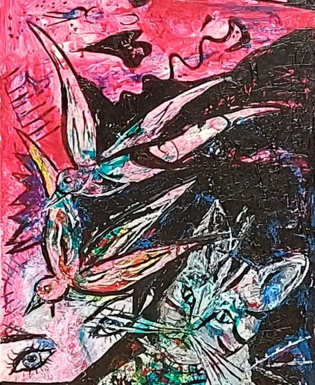 Kunstwerken kopen van de Belgische kunstenares AKAROVA of Marguerite Acarin