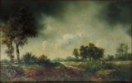 Schilderij van de Belgische kunstschilder Léon Brunin
