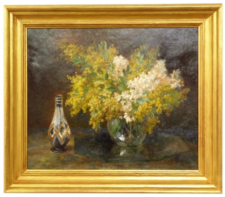 Schilderij van Oscar Mulkers (signed Oscar Mulkens)