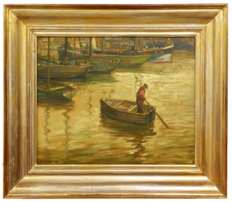 De Belgische kunstschilder Pierre Verbeke