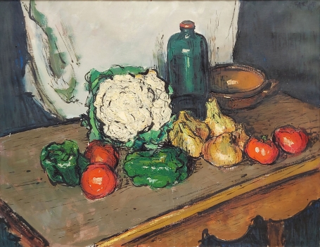 De Belgische schilder René Alphonse van den Berghe