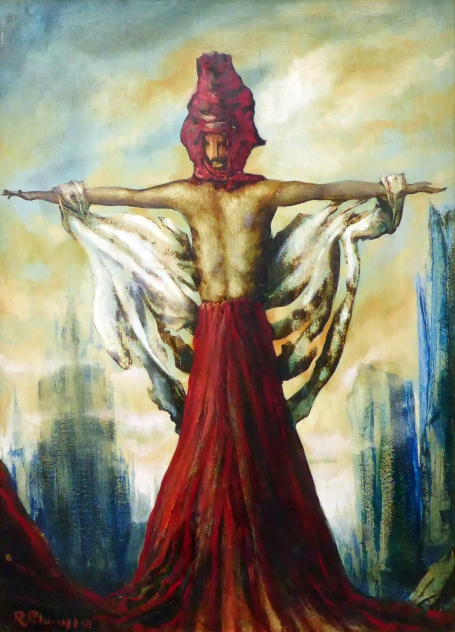 Peintre belge René Pelousse Belgische kunstschilder