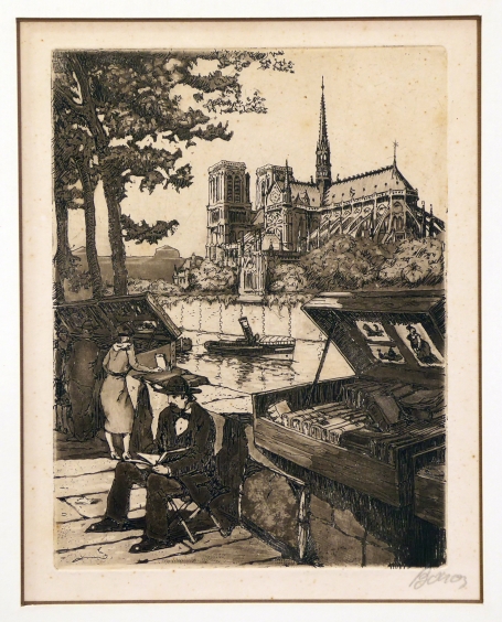 Artiste français Marcel Julien BARON