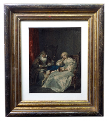 Nederlandse kunstschilder Johannes Anthonie Balthazar Stroebel