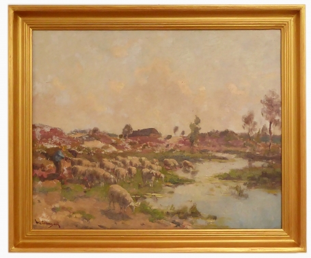 Nederlandse kunstschilder Johannes Embrosius van de Wetering de Rooij