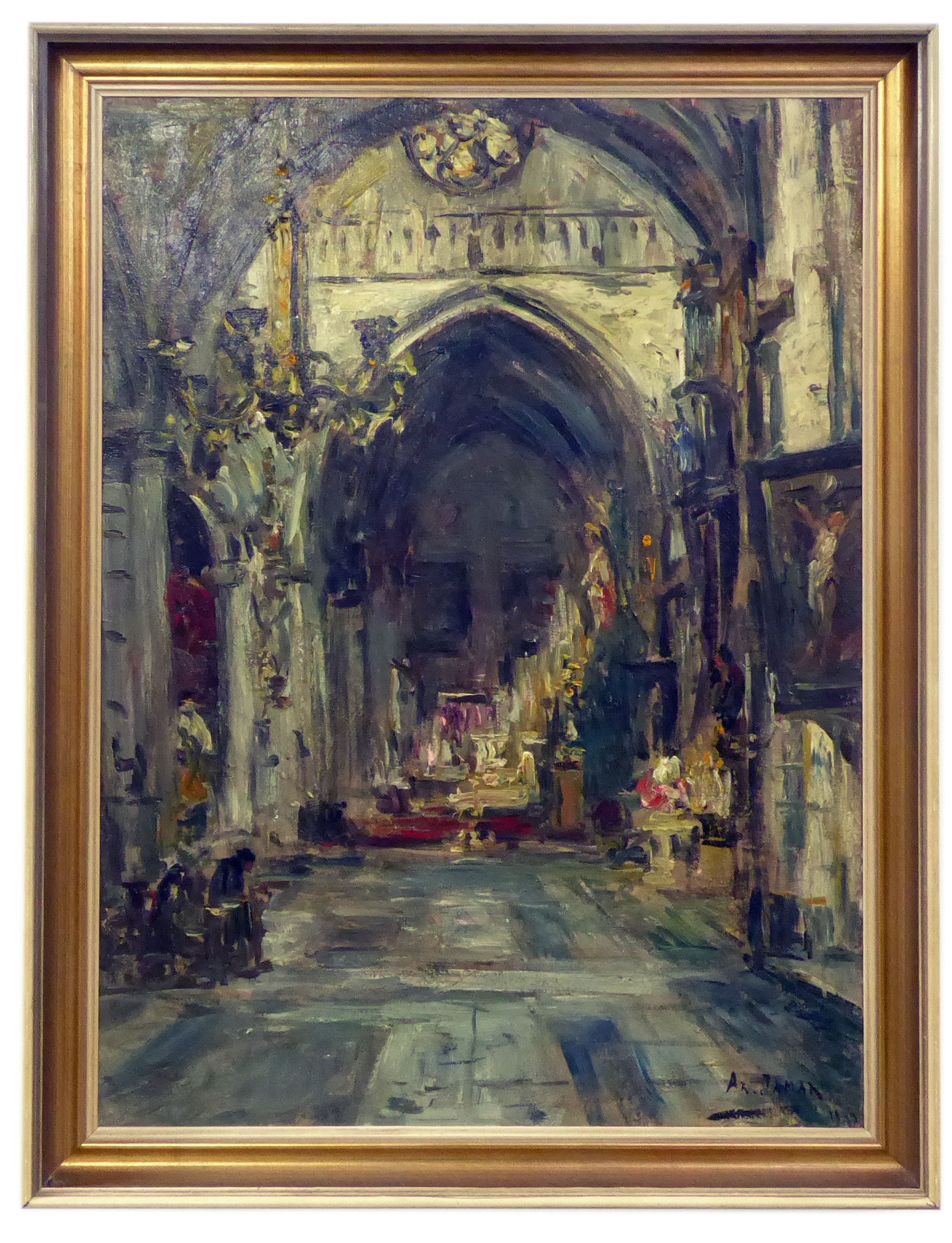 Schilderij van Belgische kunstschilder Armand Jamar uit 1939