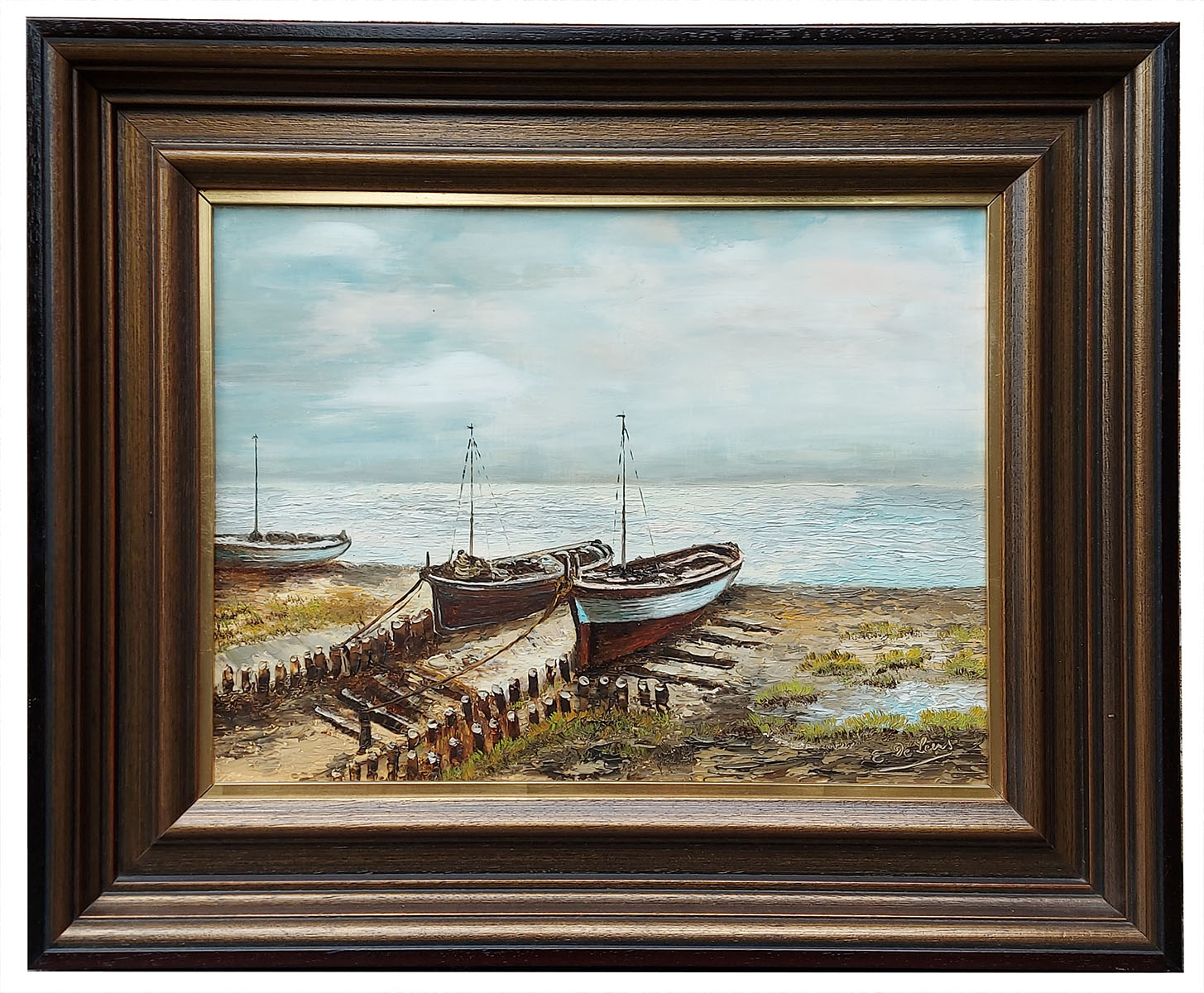 Schilderij uit 1980 van de Belgische schilder Emile De Leers kopen