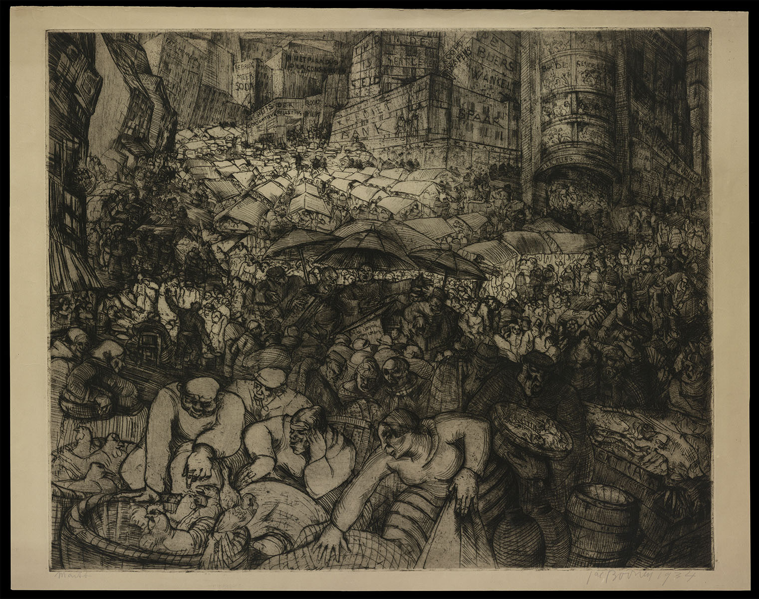 Ets, Markt van de Belgische etser Jacques Boonen kopen