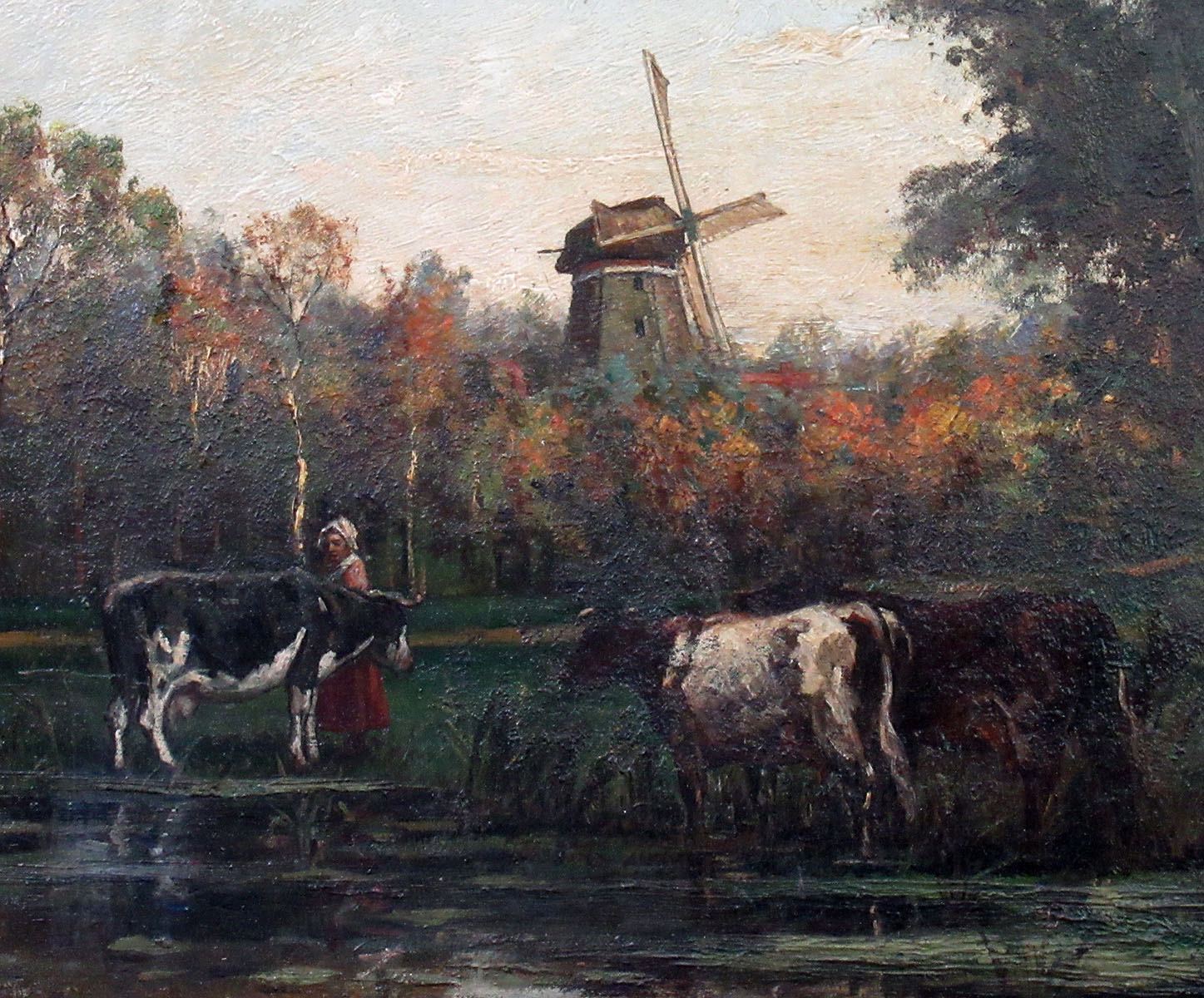 Schilderij van de Belgische kunstenaar Jean Laenen