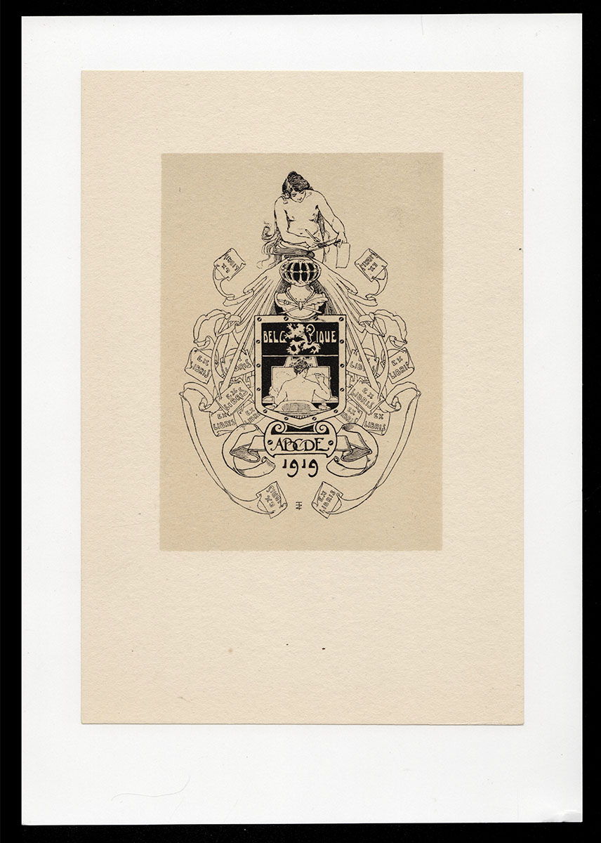 Buy ex libris of the Belgian artist Louis Titz