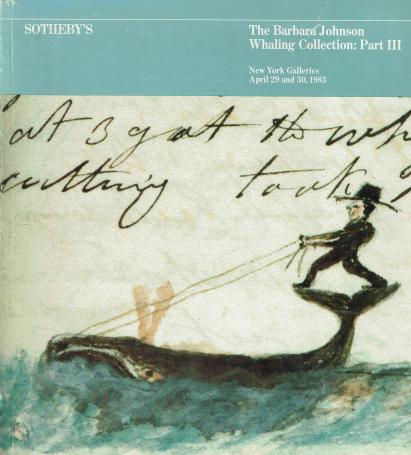 1005. The Barbara Johnson Whaling Collection: Part III