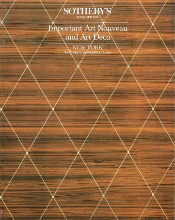 1014. Important Art Nouveau and Art Deco