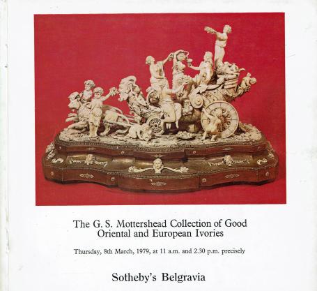 1045. The G.S. Mottershead Collection of Good Oriental and European Ivories