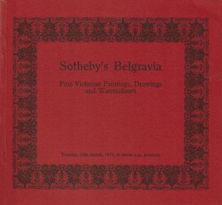 1058. Fine Victorian paintings, drawings and watercolours