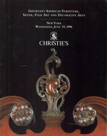 1070. Important American Furniture, Silver, Folk art and Decorative Arts