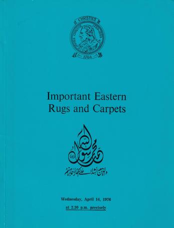 1075. Important Eastern rugs and carpets