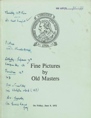 1086. Fine pictures by old Masters