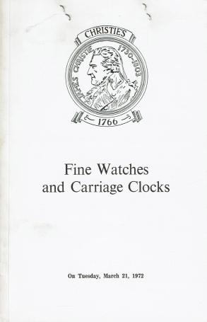 1087. Fine watches and Carriage Clocks