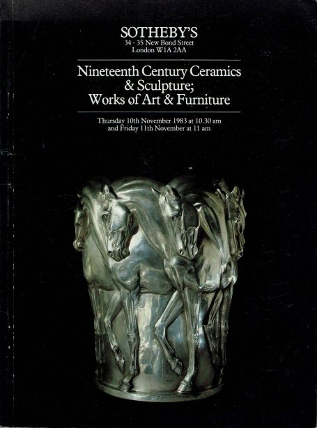 109. Nineteenth Century Ceramics & Sculpture, Works of Art & Furniture