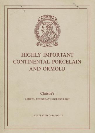 1095. Highly Important Continental Porcelain and Ormolu
