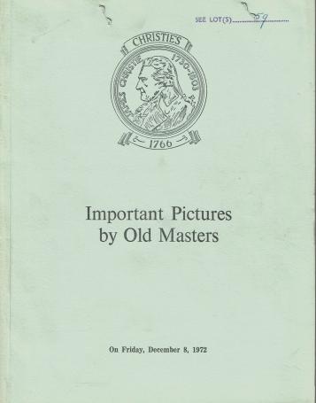 1115. Important pictures by old masters