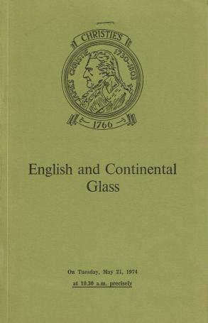 1117. English and continental glass