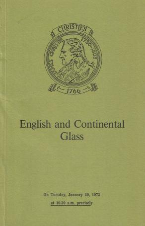 1123. English and continental glass
