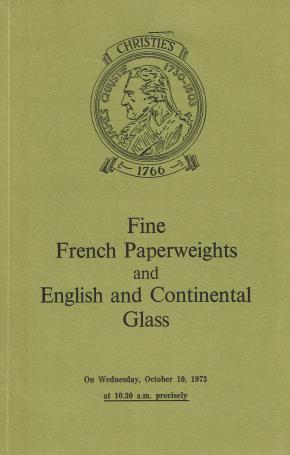 1133. Fine French paperweights and English and continental glass