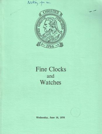 1151. Fine clocks and watches