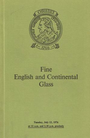 1155. Fine English and Continental glass