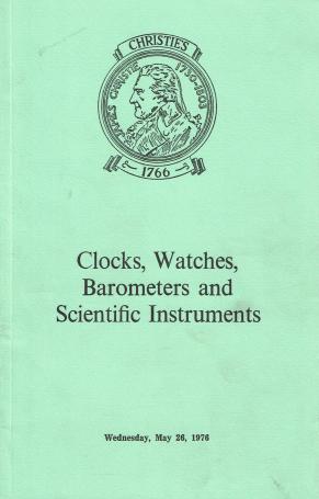 1157. Clocks, watches, barometers and scientific instruments
