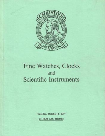 1161. Fine Watches, clocks and scientific instruments
