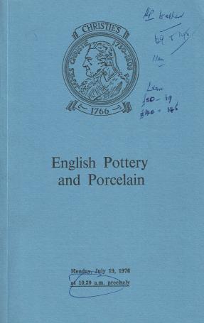 1173. English pottery and porcelain