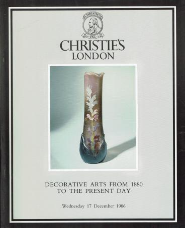 1175. Decorative arts from 1880 to the present day