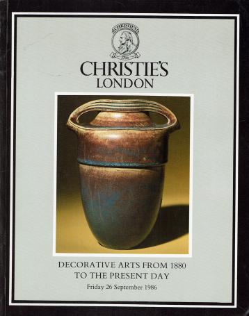 1177. Decorative arts from 1880 to the present day