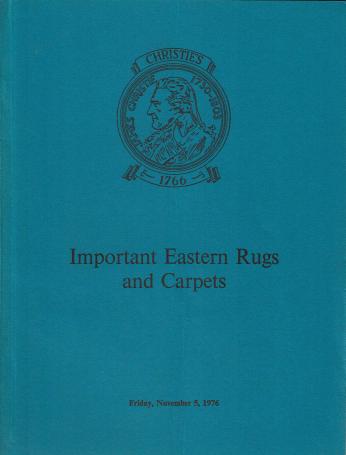 1184. Important Eastern rugs and carpets