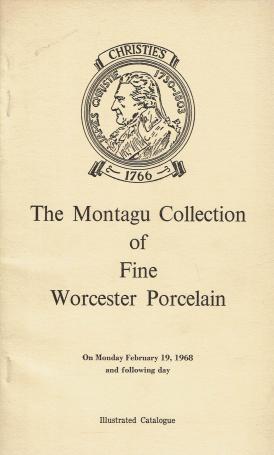 1200. The Montagu collection of fine Worcester porcelain