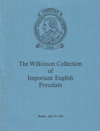 1202. The Wilkinson collection of important English porcelain