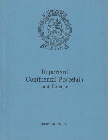 1208. Important Continental porcelain