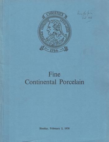 1222. Fine continental porcelain