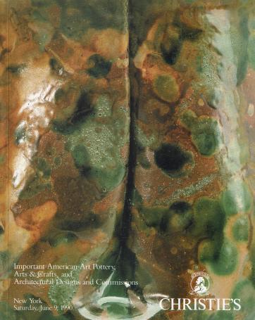 1227. Important American potttery, arts and crafts and Architectural design