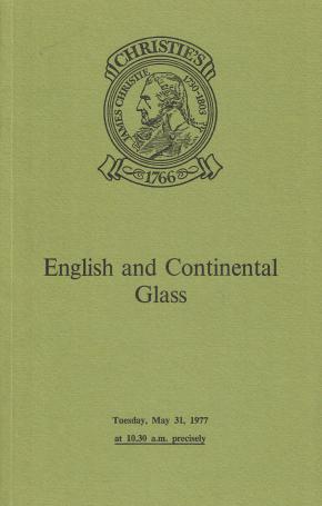 1232. English and continental glass