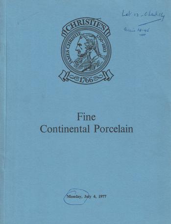 1234. Fine continental porcelain