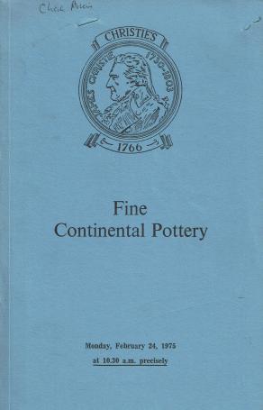 1242. Fine continental pottery