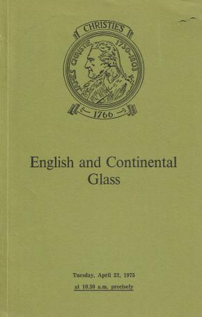 1244. English and continental glass