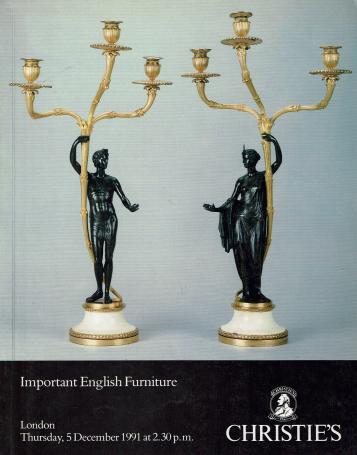 1248. Important English furniture